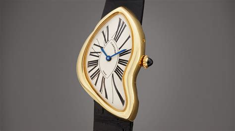 cartier watch distorted|cartier crash watches.